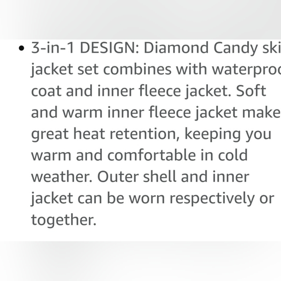 3-In- 1 Weatherproof Winter Coat. Black. Size Large. New With Tags - Picture 14 of 15